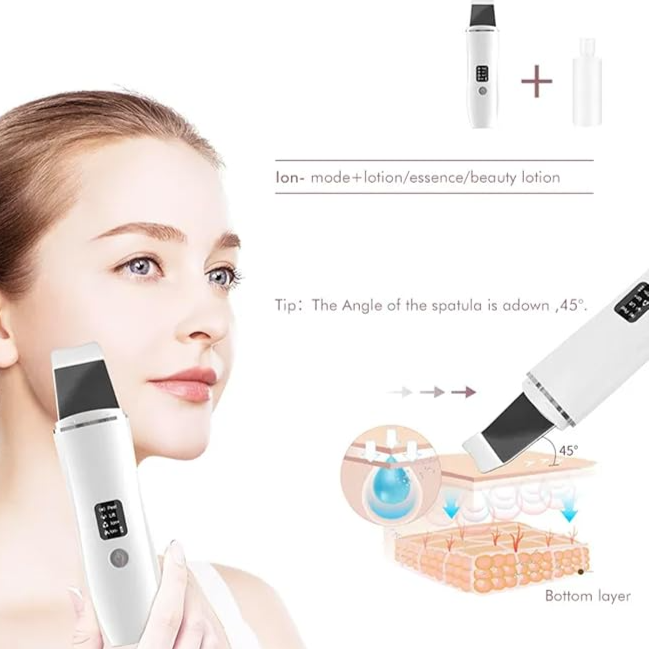 Ultrasonic Skin Scrubber Face Spatula image 1