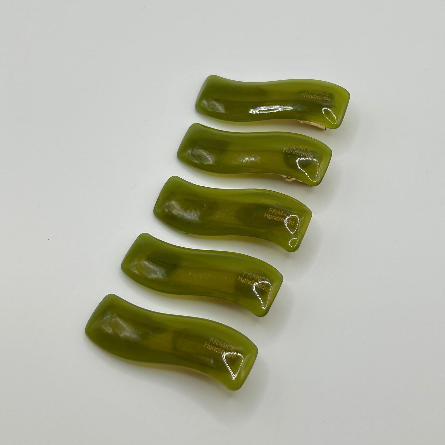 French Wave Design Barrette Hair Clips (SET OF 3)