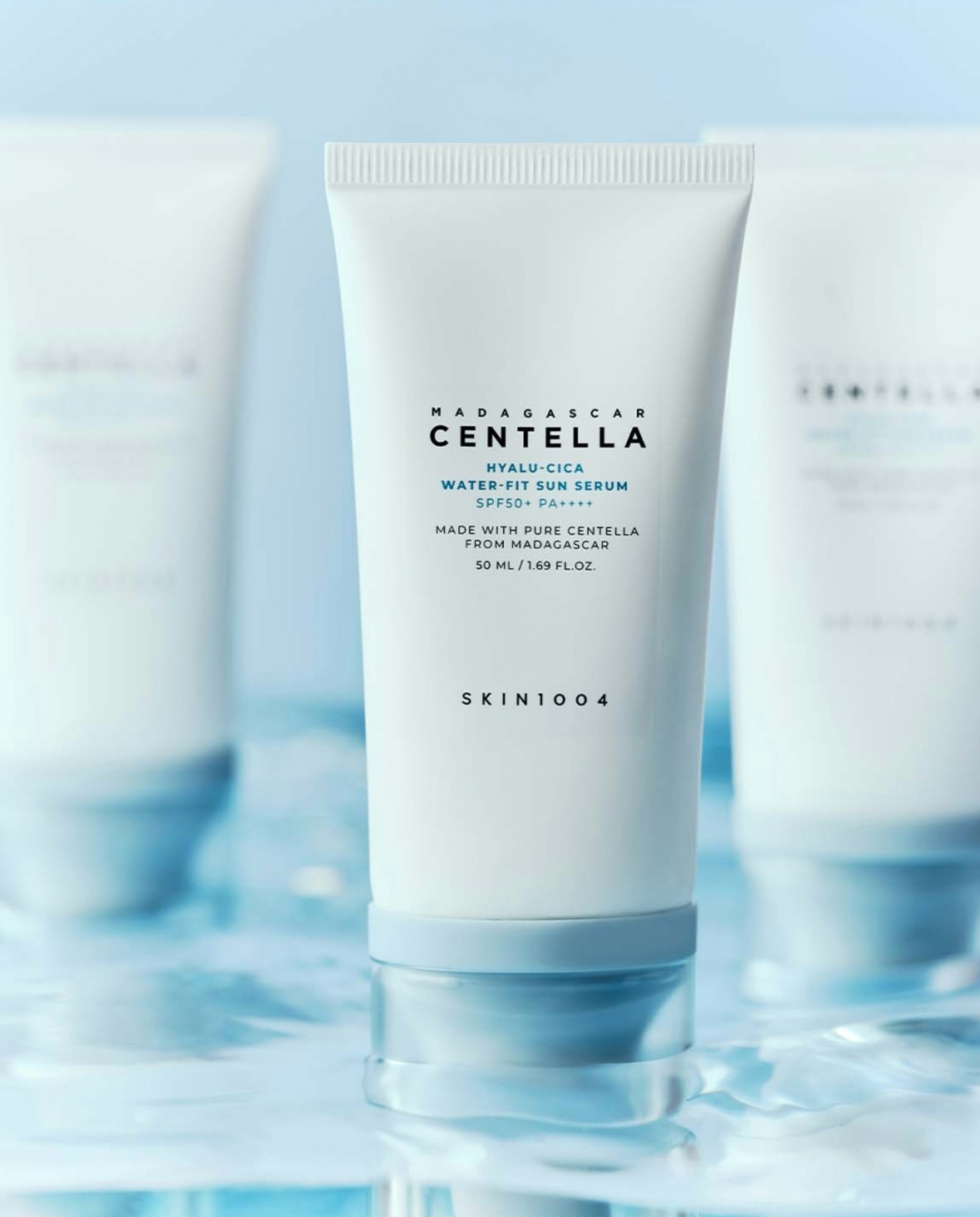 [SKIN1004] Madagascar Centella Hyalu-Cica Water-Fit Sun Serum 50ml image 1