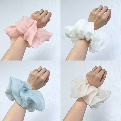 XL Oversized Organza Scrunchies (SET OF 5)