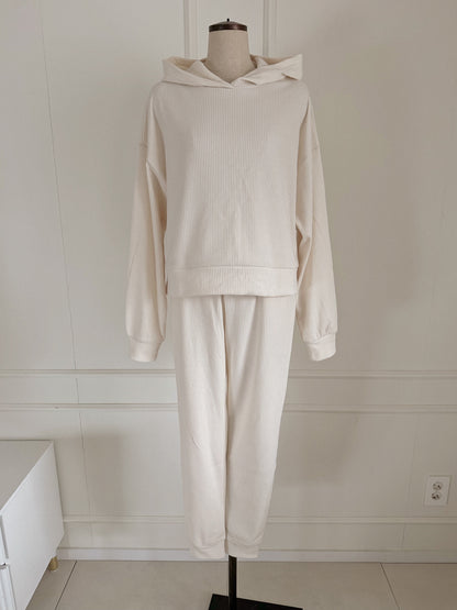 [Rêverit] - Premium Made Ribbed Hoodie (2 Colours) image 5