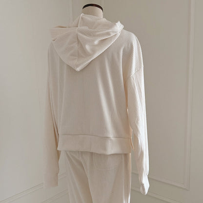 [Rêverit] - Premium Made Ribbed Hoodie (2 Colours) image 6