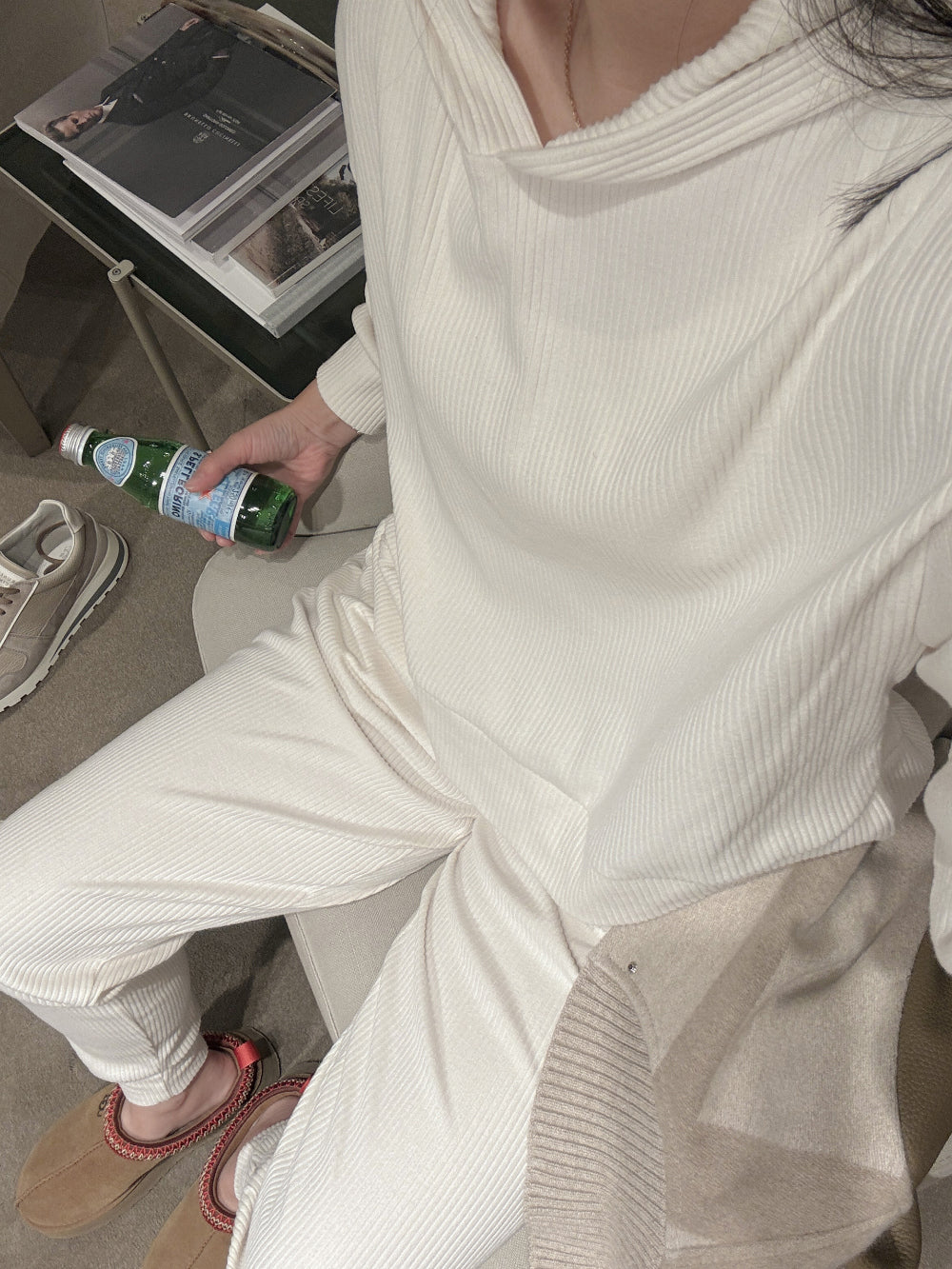 [Rêverit] Premium Made Ribbed Joggers (2 Colours)