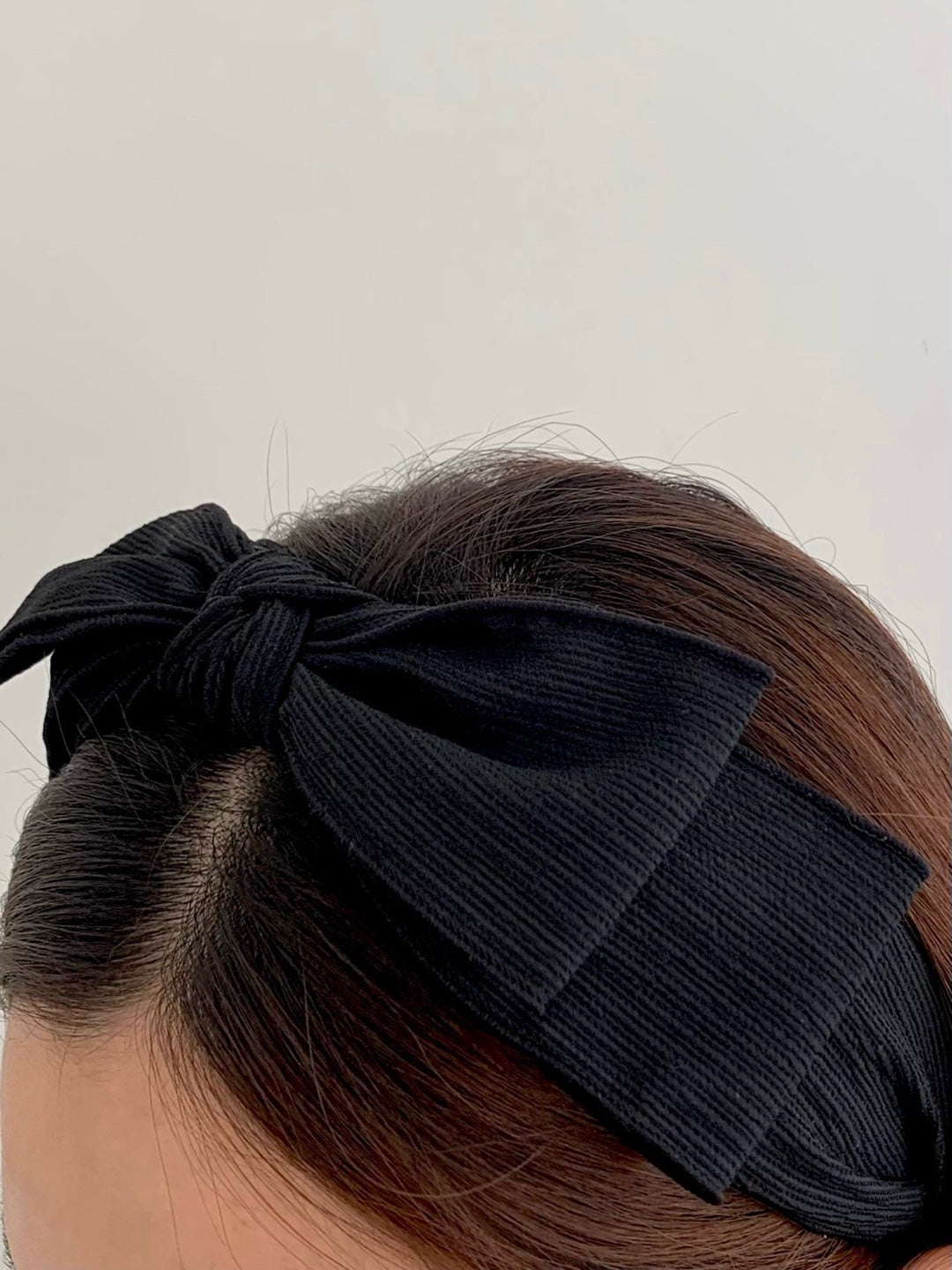 Wide Soft Fabric Bow Headband (2 Colours) image 3