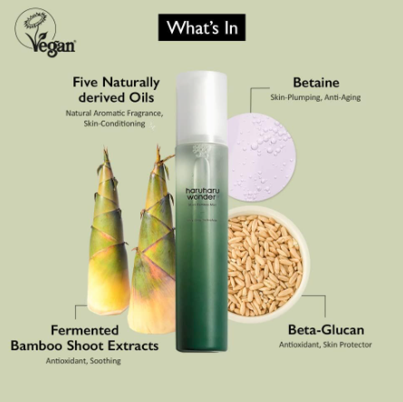[HARUHARU WONDER] Wonder Black Bamboo Mist 150ml image 3