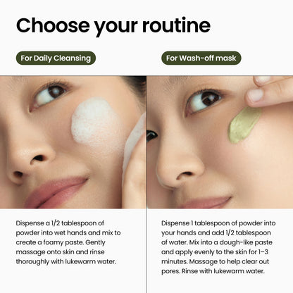 [delphyr] Fresh Matcha Pack Cleansing Powder 40g