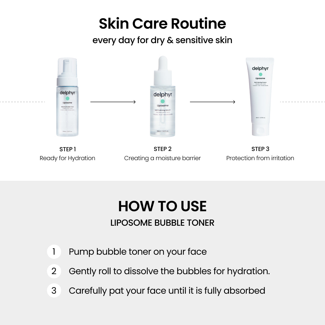 [delphyr] Liposome Waterful Bubble Toner 150ml