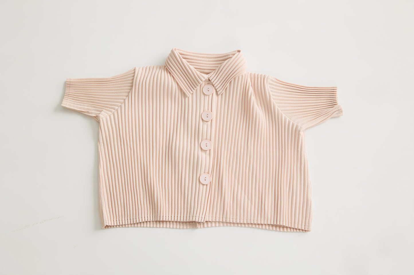 [Rêverit] Maison Pleats 007 - Kids (Salmon Pink/Black)