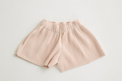 [Rêverit] Maison Pleats 007 - Kids (Salmon Pink/Black)