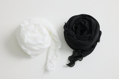 [Rêverit] Maison Pleats 004 (Black/White)
