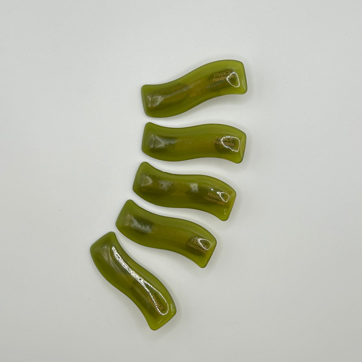 French Wave Design Barrette Hair Clips (SET OF 3)