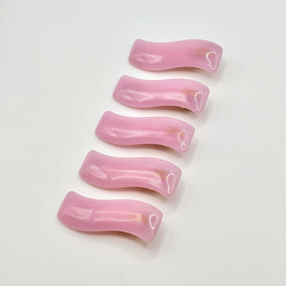 French Wave Design Barrette Hair Clips (SET OF 3)