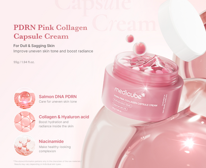 [Medicube] PDRN Pink Collagen Capsule Cream 55g