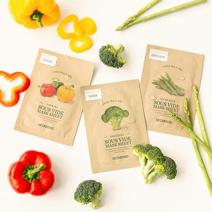[SKINFOOD] Sous Vide Mask Sheet (Asparagus/Cabbage) 1pc