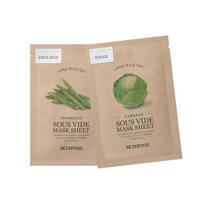 [SKINFOOD] Sous Vide Mask Sheet (Asparagus/Cabbage) 1pc