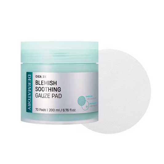 [DERMATORY] Cica Exosome Blemish Soothing Gause Pad 70P Set (+10P)