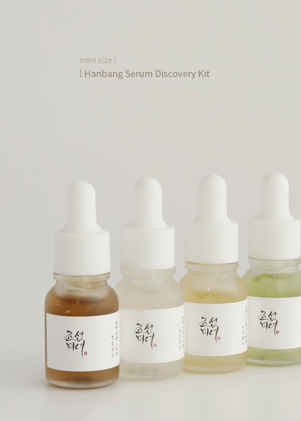 [BEAUTY OF JOSEON] Hanbang Serum Discovery Kit (4 serums)