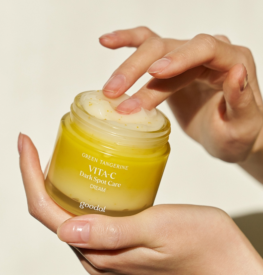 [GOODAL] Green Tangerine VITA C Dark Spot Care Cream 50ml (Renewed) image 1