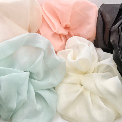 XL Oversized Organza Scrunchies (SET OF 5)