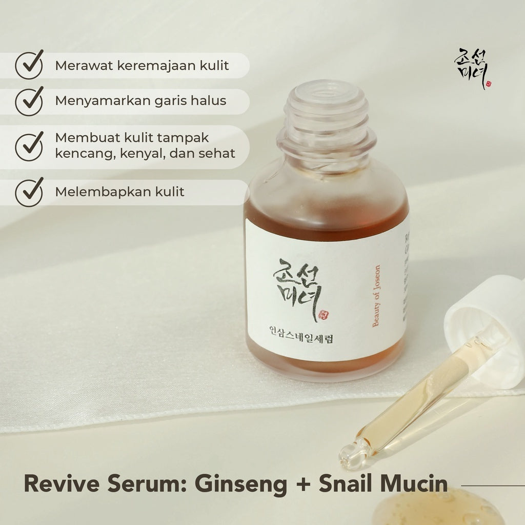 [BEAUTY OF JOSEON] Revive Serum : Ginseng+Snail Mucin 30ml